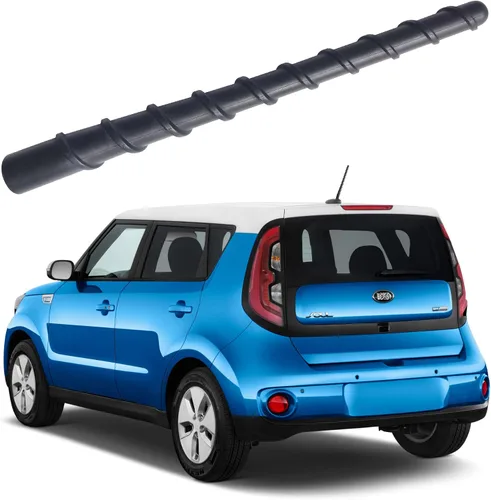 Antena flexible de goma en espiral de 7 pulgadas para Kia Soul (2009-2019), antena Kia Soul EV (2015-2019), a prueba de lavado de autos, reemplazo