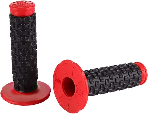 Miniatura 8 de Motorcycle Grips 7/8" Dirt Bike Grip Pillow Top Grips Rubber Anti-Slip Universal Handlebar Racing Grip for Motocross ATV Verde