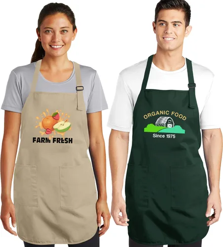Miniatura 6 de NACRE APPAREL Delantal de parrilla personalizado para hombres y mujeres, añade tu diseño de logotipo, diseño de foto, delantal de chef personalizado