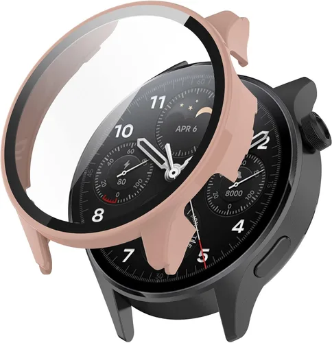 Miniatura 11 de [Paquete de 6] Senter Funda para xiaomi Watch S1 Pro Funda protectora de vidrio templado, PC duro de 360 °, antiarañazos, antipolvo, HD, funda 6