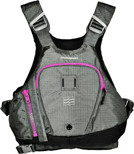 Stohlquist Chaleco salvavidas Edge para adultos y niños, aprobado por la Guardia Costera de Estados Unidos, nivel 70N, para aguas bravas, kayak, SUP