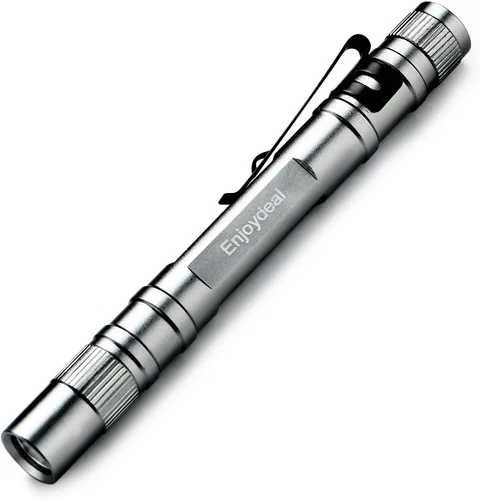 Miniatura 2 de 5 unids pluma linternas 1000LM ultra delgado portátil LED Penlight bolsillo pluma linterna luz linterna con clip para interior al aire libre