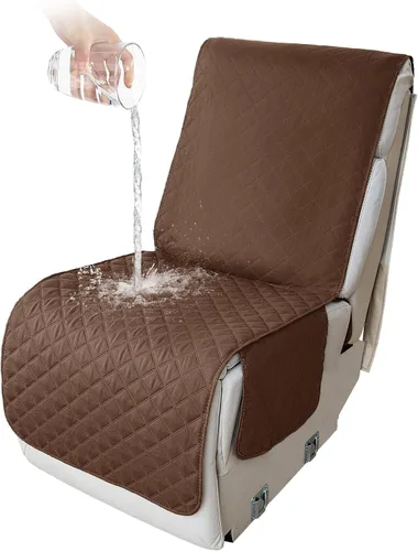 Miniatura 137 de HDCAXKJ Fundas de sofá seccional reclinable 100% impermeable, forma de L, funda de sofá reclinable lavable acolchada suave para mascotas, perro