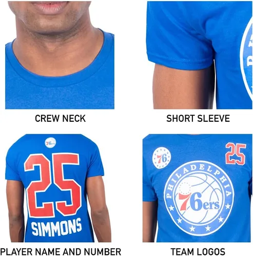 Miniatura 5 de Ultra Game Camiseta de manga corta con nombre y número del jugador de la NBA