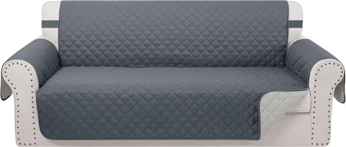 Miniatura 29 de Fundas para silla reclinable, reversible, funda de sofá para mascotas, protector de muebles para niños perezosos