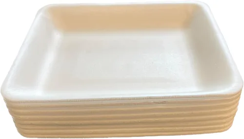 Miniatura 4 de Crafts - Bandejas de espuma, bandeja de espuma blanca para carne, bandejas de mezcla de pintura y tinta, bandeja de alimentos, bandejas de impresión
