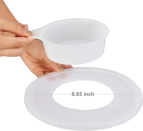 Miniatura 6 de KitchenAid - Juego de 2 fundas para tazones de 4.5 a 5 cuartos de galón con cabezal inclinable, tapas para tazones