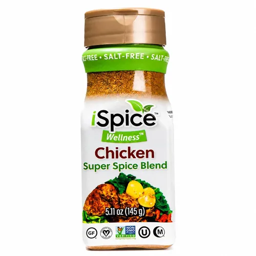 Miniatura 3 de iSpice - Sin sal Sin azúcar Mezcla de especias súper saludable 100% libre de grasa pura para pollo Todo natural Listo para usar tal cual