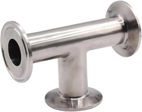 Miniatura 2 de DERNORD Abrazadera Tee 3 vías Acero inoxidable 304 Instalación sanitaria Se adapta a 1.5 "Tri-abrazadera, 0.984 in tubo OD