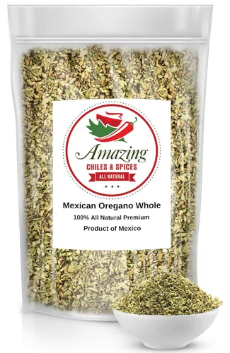 Miniatura 9 de Orégano mexicano seco (5 onzas) - Hojas enteras de orégano mexicano, condimento a granel de orégano fresco y fragante para pasole, guisos, salsa