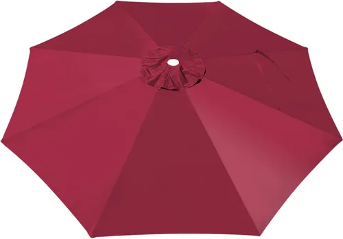 Miniatura 3 de BenefitUSA Cubierta de toldo de repuesto para sombrilla de patio voladizo de 10 pies (beige)