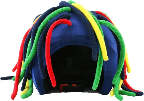 Miniatura 10 de COOLCASC® Showtime Ski Helmet Cover – Fun & Protective Helmet Accessory for Skiing & Snowboarding – One Size Fits All