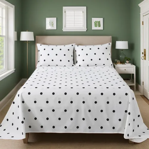 Miniatura 8 de FADFAY Juego de sábanas de cama tamaño King 100% algodón, color verde salvia, patrón floral de rosas rojas de campo francés, ropa de cama de lujo