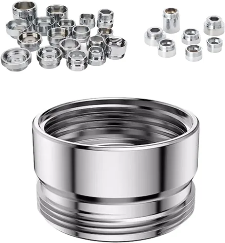 Miniatura 10 de Adaptador de grifo, accesorio de manguera de fregadero para grifo, grifo de extensión adecuado para conectar fregadero, cocina, baño, grifo