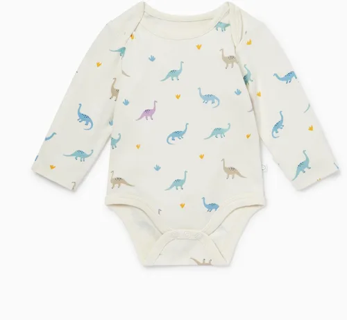 Miniatura 8 de MORI Baby Supreme Comfort - Body de manga larga para niños y niñas, mameluco unisex con cuello sobre y sin níquel