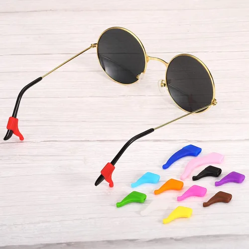 Miniatura 5 de PATIKIL Pinzas para los oídos, antideslizante para gafas, gancho para la oreja para la lectura, para evitar deslizamientos, lentes de sol de repuesto