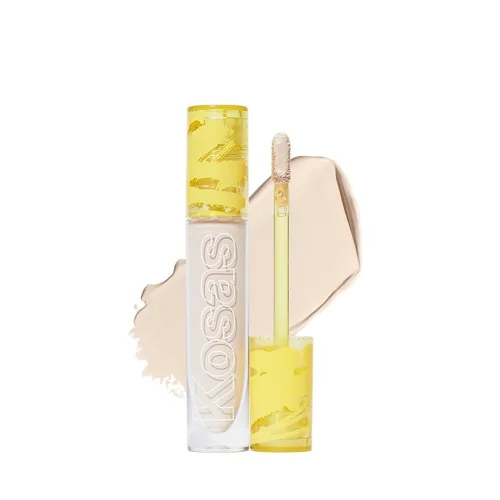 Miniatura 38 de Kosas Revealer Corrector - Maquillaje de cobertura media con ácido hialurónico, oculta las ojeras debajo de los ojos, manchas oscuras e Tono 6.8 W