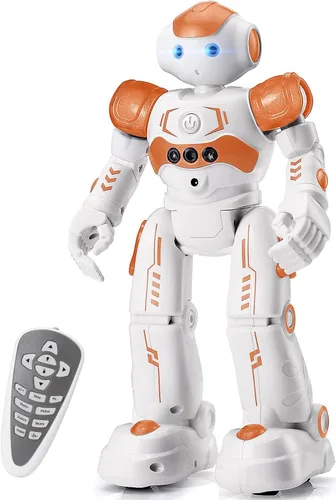 Miniatura 10 de KingsDragon - Robot RC, juguetes para niños, gestos y detección programable, robot inteligente a control remoto para niños de 3 a 8 años, regalo