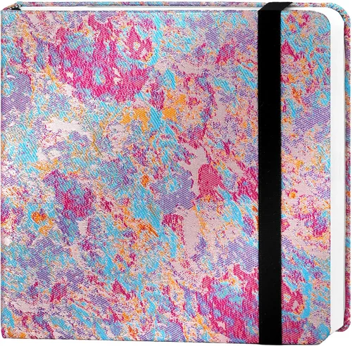 Miniatura 10 de Funto Cuaderno de acuarela, 6.3x6.3, paquete de 2, 24 hojas cada uno, 100% algodón prensado en frío, 300 g/m²/140 lb, bolsillo de papel