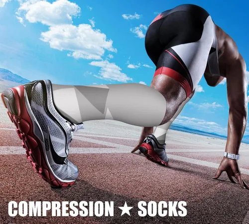 Miniatura 99 de CHARMKING - Calcetines de compresión para mujeres y hombres (3 pares), 15-20 mm Hg, el mejor apoyo para atletismo, running o ciclismo, mejora