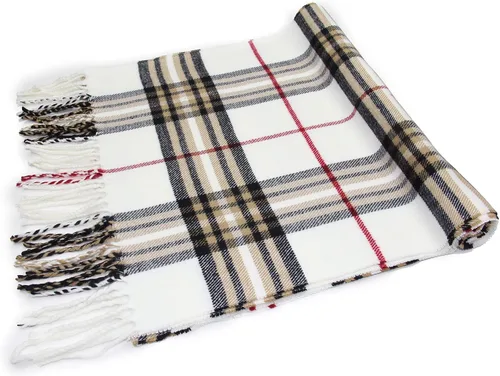 Miniatura 188 de Bufanda de invierno Achillea suave y cálida, de tartán, a cuadros, de cachemira, unisex