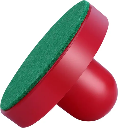 Miniatura 6 de URATOT Accesorios de hockey de aire - Empujadores, discos y paletas (4 empujadores, 8 discos rojos, 8 almohadillas verdes)