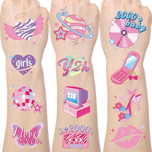 Miniatura 9 de Tatuajes temporales con temática de béisbol – Más de 200 decoraciones de fiesta de cumpleaños de béisbol, regalos de calcomanías de tatuaje