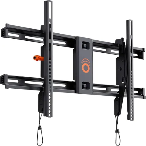 ECHOGEAR Soporte de TV de montaje en pared para televisores de hasta 90 pulgadas, diseño de perfil bajo que se inclina para eliminar el