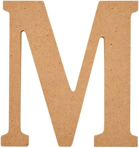 Miniatura 58 de Plaid Letra de madera sin terminar, superficie de madera de 5" perfecta para proyectos de bricolaje, artes y manualidades, 63572