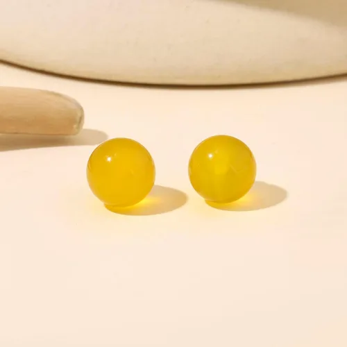 Miniatura 61 de Natural Stone Stud Earrings for Women 8mm Sterling Silver Genuine Gemstone Earrings Handmade Sterling Silver Crystal Stud Earrings for Women