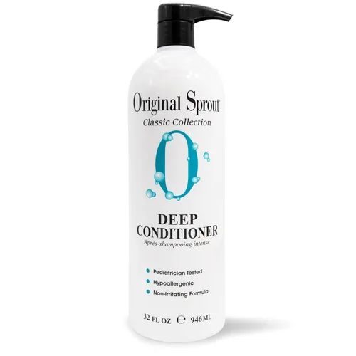 Original Sprout Acondicionador profundo para todo tipo de cabello, acondicionador vegano, botella de 32 onzas