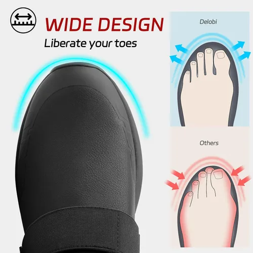 Miniatura 6 de Zapatos de trabajo antideslizantes para hombre, zapatos de cocina para cocineros, restaurantes, zapatos impermeables y antideslizantes para caminar