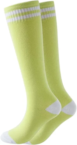 Miniatura 20 de Calcetines altos hasta la rodilla para niños, calcetines de fútbol de algodón para niños, niñas, niños pequeños