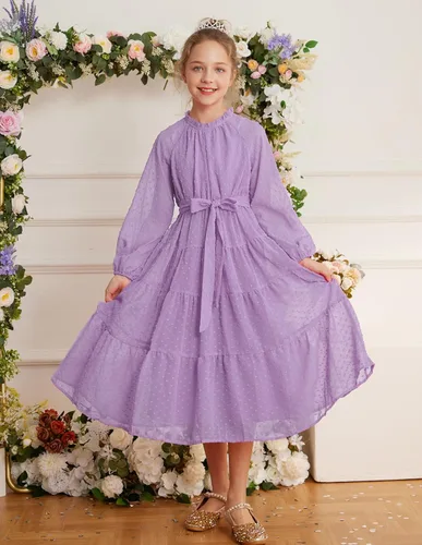 Miniatura 8 de GRACE KARIN Vestido casual para niñas de 5 a 12 años
