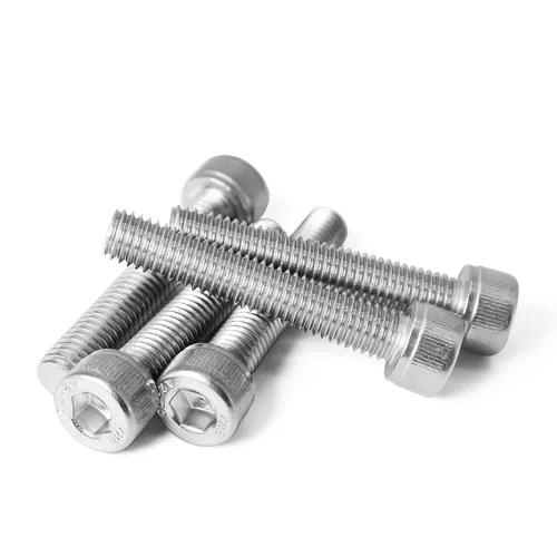 Miniatura 5 de Tornillos de cabeza hueca M6-0.039 x 0.394 in, acero inoxidable 304 (A2-70), accionamiento de enchufe Allen, acabado brillante, roscas de máquina