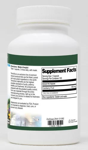 Miniatura 2 de Zumo de fruta de arándano - 450 mg (100 Cápsulas, ZIN: 511992)