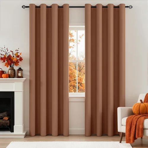 Miniatura 117 de MIULEE Cortinas opacas para dormitorio o sala de estar, juego de 2 paneles de cortina para ventana con aislamiento térmico y bloqueo de luz