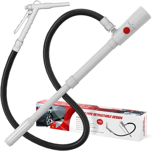Miniatura 10 de anngrowy Bomba de transferencia de combustible alimentada por batería con parada automática, transferencia de bomba de lata de gas con 4
