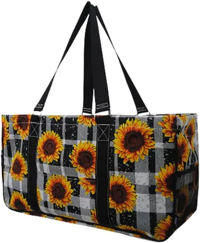 Miniatura 73 de NGIL Bolsa de comestibles reutilizable extra grande plegable de gran tamaño para comestibles, almacenamiento, picnic, playa, Flecha-negro
