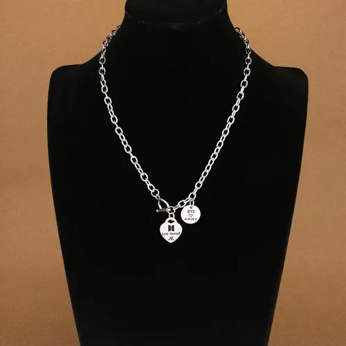 Miniatura 2 de ARETIS Kpop Bangtan - Collar para niños Be the best J-HOPE JIMIN JIN JK RM SUGA V Collar Bangtan Boys Lover Jewelry Gift for Bangtan Boys Fans