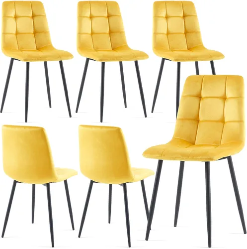 Miniatura 31 de Homedot Juego de mesa de comedor para 2, mesa de cocina de 3 piezas, juego de sillas de comedor redondas y negras para espacios pequeños, juego