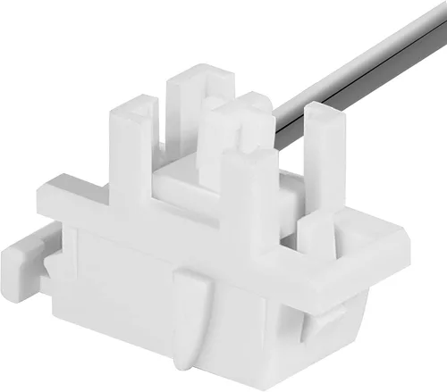 Miniatura 8 de DUROCK - Estabilizador de montaje de placa transparente transparente con cables chapados en oro compatible con estabilizadores de placa Cherry MX