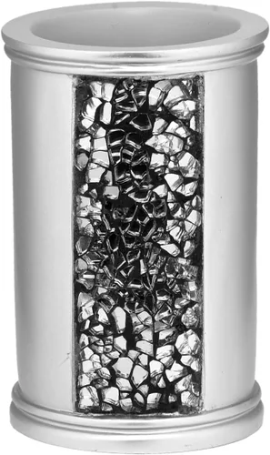 Miniatura 17 de Zahari Home Sinatra - Vaso de baño para cepillos de dientes y pasta de dientes, organizador de brochas de maquillaje, color negro