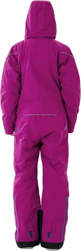 Miniatura 2 de XUQNAGG Traje de esquí de una pieza para mujer, resistente al viento, impermeable, cálido, transpirable, desmontable, para deportes de nieve
