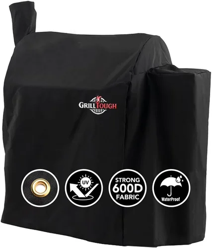 Miniatura 13 de GrillTough - Funda para parrilla resistente para barbacoa al aire libre, 72 pulgadas – Resistente al agua, a la intemperie, a los rayos UV y a