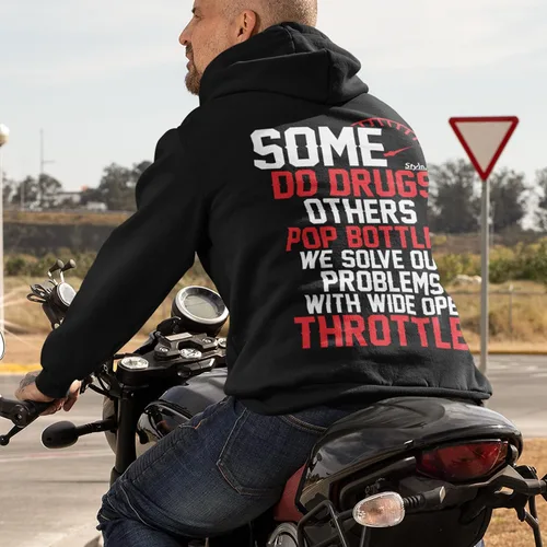 Miniatura 62 de STYLN Sudadera de manga larga con capucha Sudadera divertida con capucha unisex para adultos entusiastas del automóvil, camión, bicicleta, carreras