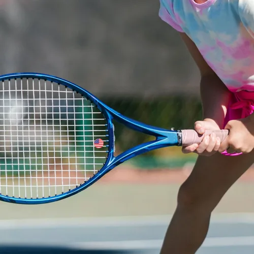 Miniatura 3 de Partykindom 6 unidades de amortiguadores de raqueta de tenis con bandera americana, amortiguadores de vibraciones para raquetas de tenis, accesorios