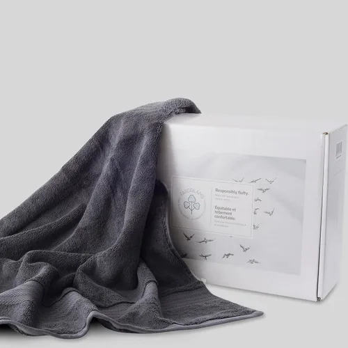 Miniatura 4 de Fabdreams Juego de toallas de baño 100% algodón orgánico de 2 piezas 700 g/m² Toallas extra grandes ultra suaves, suaves y absorbentes, duraderas