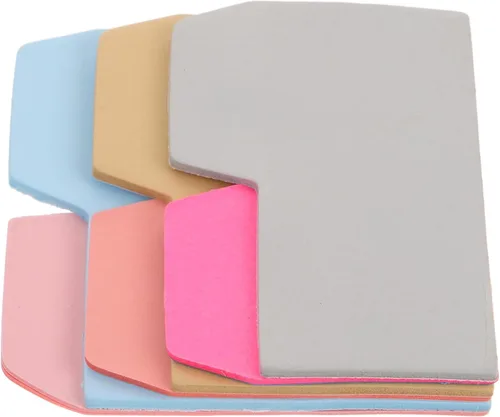 NUOBESTY 1 paquete de 90 notas adhesivas de índice de 6 colores, para escuela, oficina, hogar, tomar notas y marcar páginas