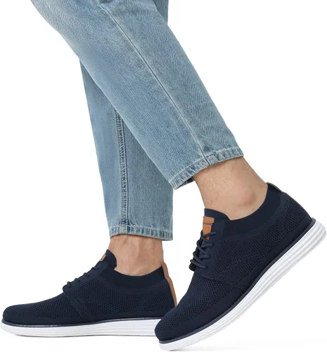 Miniatura 7 de Bruno Marc Zapatillas de malla para hombre Oxfords ligeras